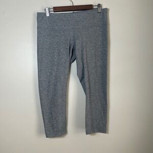 Lululemon Athletica Grey Heathered Crop Leggings Size 12